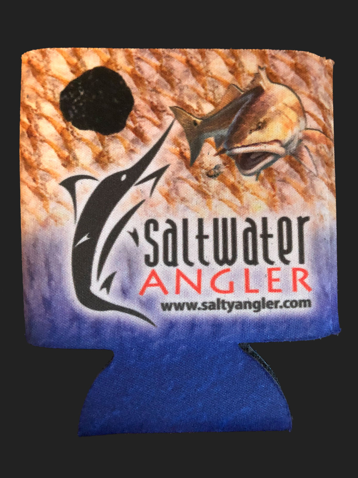 Saltwater Angler Blue Koozie – Saltwater Angler